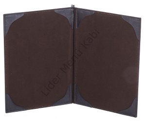 Kod: 0277 Vidalı Parçalı Model Plakalı Menü Kabı (16x22 cm)