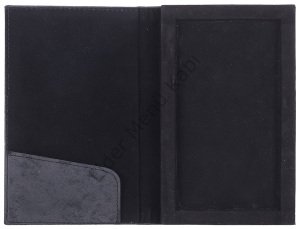 Kod: 956 Nubuk Deri Kabartma+Serigraf Baskılı Hesap Sümeni (Ebat: 12x20 cm)