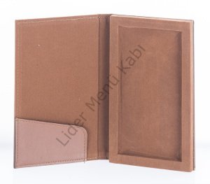 Kod: 958 Deri Kabartma Baskılı Hesap Sümeni (Ebat: 12x20 cm)