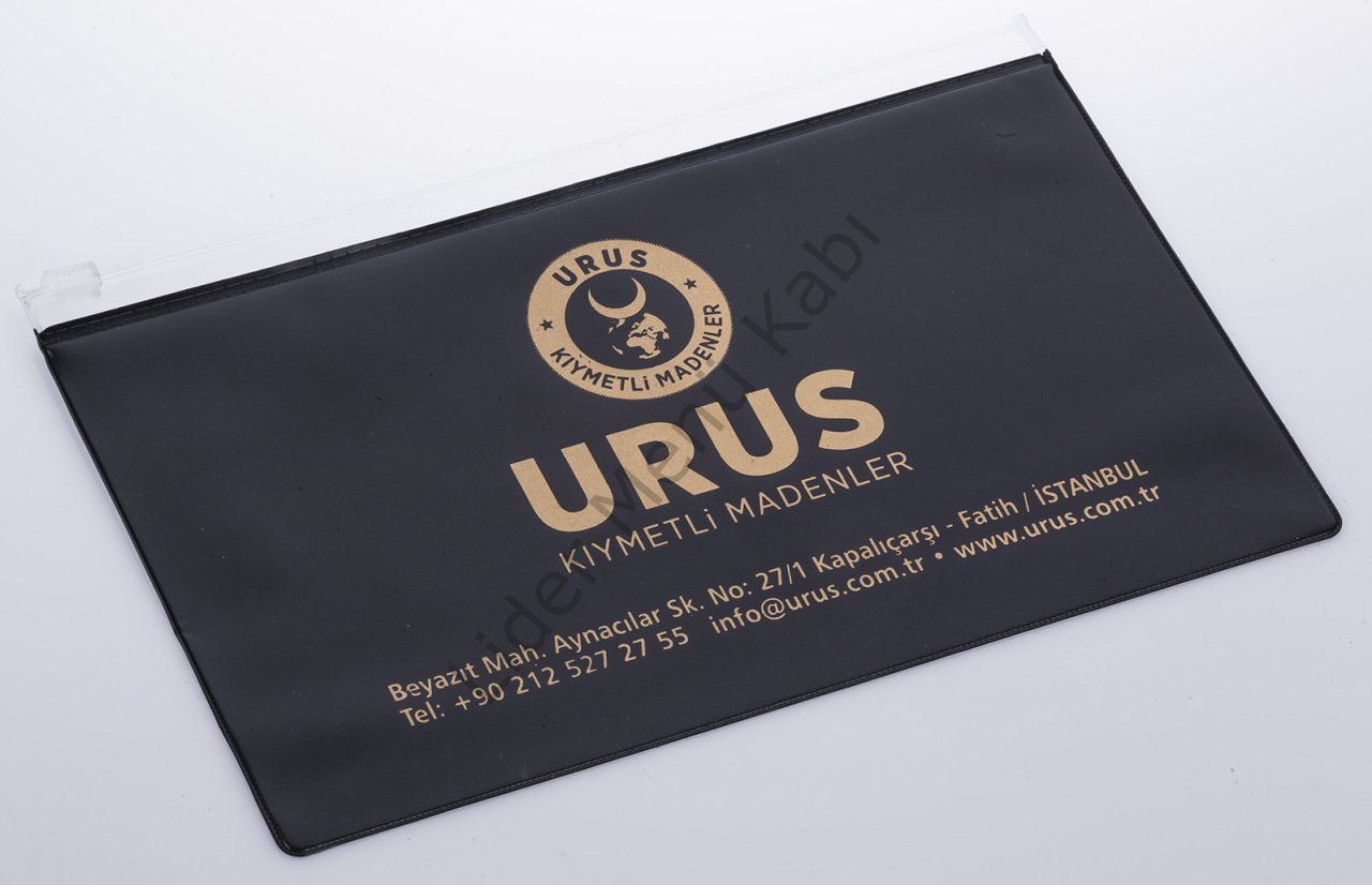 Kod: 910 PVC Fermuarlı Poşet / Para Kılıfı