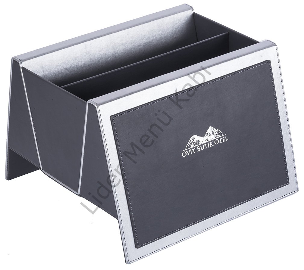 Kod: G1308 Comfort Model Broşürlük Gümüş Gri (32x32x24 cm)