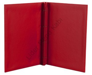 Kod: 0302 İçten Vidalı Vadi Üst Model Metal Pencereli Menü Kabı (23x31,5 cm)
