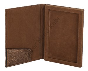 Kod: 298B Sandıklı Bakır Plaka Baskılı Hesap Sümeni (Ebat: 14x20 cm)