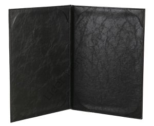 Kod: 0292 Vidalı Çerçeveli Varak Baskılı Menü Kabı (25x31,5 cm)