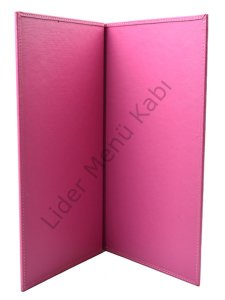 Kod: 0285 Vidalı Düz Model Sıcak Baskılı Menü Kabı (19x31 cm)