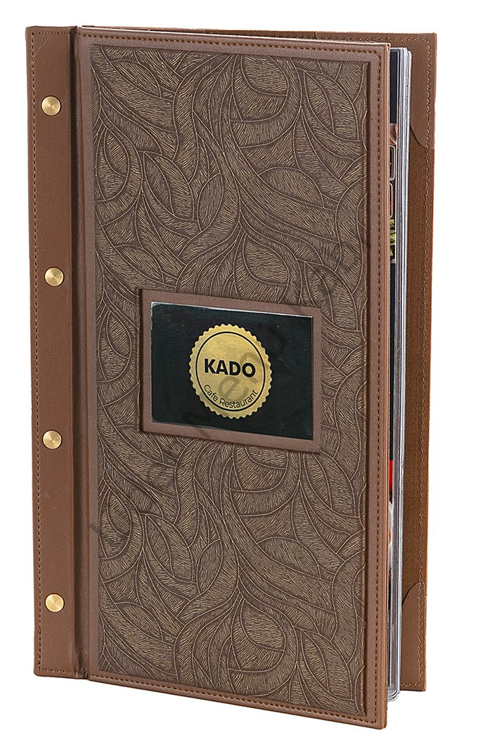 Kod: 0295 Vidalı Plato Model Pencereli Menü Kabı (19x31 cm)