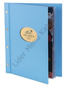 Kod: 0297 Vidalı Oval Pencereli Model Menü Kabı (25x31,5 cm)
