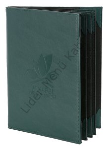 Kod: 0281 Düz Model Sıcak Baskılı Menü Kabı (Ebat: 23x32 cm)