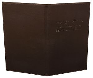 Kod: 203 Gizli Vidalı Deri Menü Kabı (Görsel Ebat: 21x35 cm) (Kabartma Baskılı)