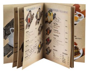 Kod: Ofset Baskılı Menü Kabı