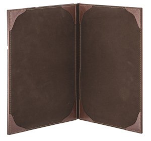 Kod: 144 Vidalı Desenli Çerçeveli Menü Kabı (Görsel Ebat: 19x31,5 cm)