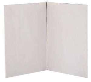 Kod: 306 Bağcıklı Çift Çerçeveli Desenli Deri Menü Kabı (Görsel Ebat: 26x32 cm)