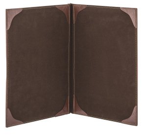 Kod: 162 Vidalı Çerçeveli Metal Plakalı Menü Kabı (Görsel Ebat: 26x32 cm)