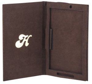 Kod: 912 Özel Tablet Kılıfı Süet Kumaş Varak Baskılı (Görsel Ebat: 16x25 cm)