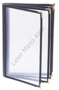 Kod: 0216 Biyeli PVC Yaprak Menü Kabı (23x32 cm)