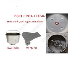 Kenwood BM250, BM260, BM366 Hazne Dört puntalı 15410009161