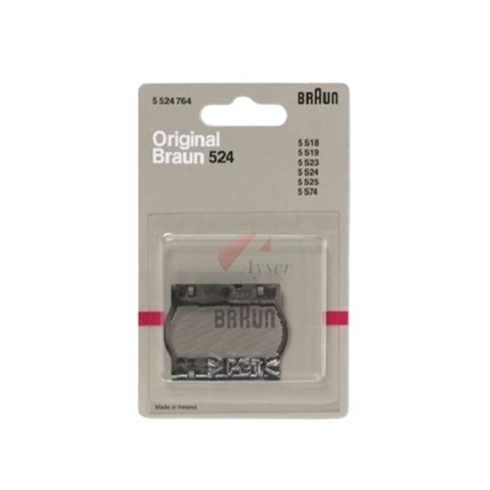 Braun 5524 Pocket Pilli Tıraş Makinesi Eleği