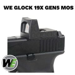 Airsoft Tabanca WE Glock 19X Siyah Gen5-MOS  G003RDVXB