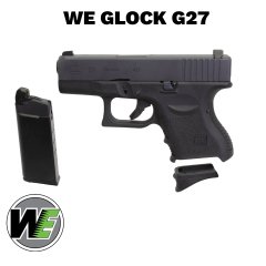 Airsoft Tabanca WE Glock 27 Siyah  WE-G006A-BK-27-BK-A