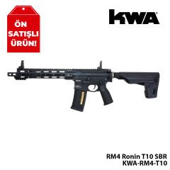 Airsoft Tüfek KWA RM4 Ronin T10 SBR AEG3.0 w/extra (120) Magazine