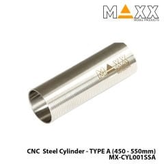 MAXX MODEL CNC Hardened Stainless Steel Cylinder - TYPE A (450 - 550mm) MX-CYL001SSA