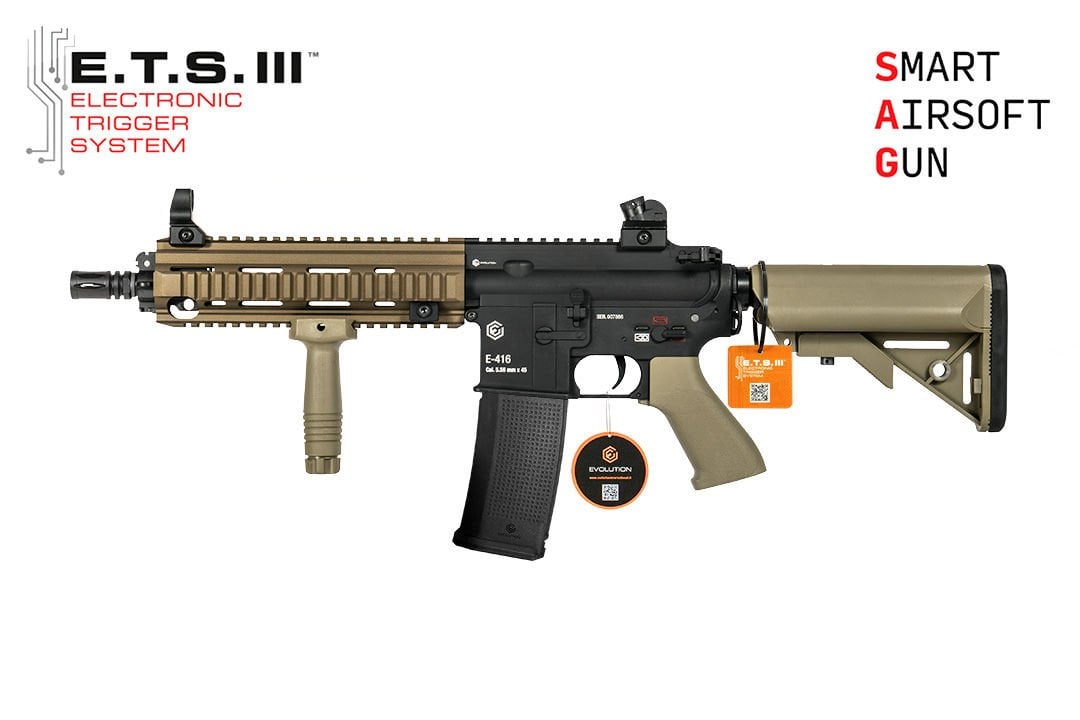 Airsoft Tüfek Evolution E-416 DEVGRU ETS BR *EH21AR-BB-ETS*