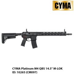 Airsoft Tüfek CYMA Platinum(CM097)M4 QBS 14.5'' M-LOK