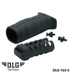 STREAKED M-LOK FOREGRIP RUBBERIZED DLG-165-S Siyah