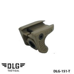 PICATINNY HANDSTOP WITH QD BASE DLG-151-T Tan