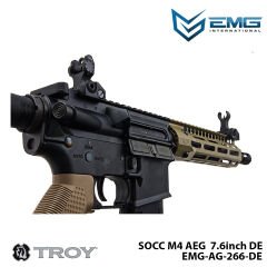 Airsoft Tüfek KİNG ARMS EMG Troy Industries SOCC M4 7.6'' EMG-AG-266-DE