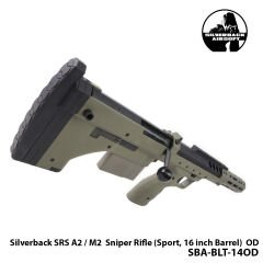 Airsoft Tüfek Sniper SILVERBACK Silverback SRS A2 / M2 16''-HAKİ-SBA-BLT-14OD