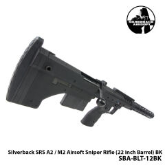 Airsoft Tüfek Sniper SILVERBACK Silverback SRS A2 / M2 22''-SİYAH-SBA-BLT-12BK