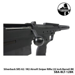 Airsoft Tüfek Sniper SILVERBACK Silverback SRS A2 / M2 22''-SİYAH-SBA-BLT-12BK