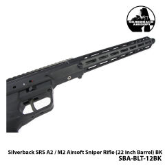 Airsoft Tüfek Sniper SILVERBACK Silverback SRS A2 / M2 22''-SİYAH-SBA-BLT-12BK