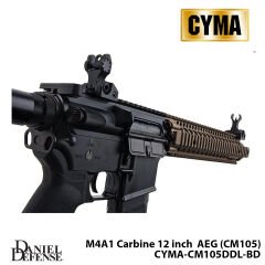 Airsoft Tüfek CYMA Platinum Daniel Defense M4A1 Carbine 12'' CM105DDL-BD