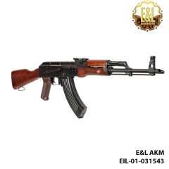 Airsoft Tüfek E&L AKM Sabit Dipçik Ahşap [EIL-01-031543] ELAKM