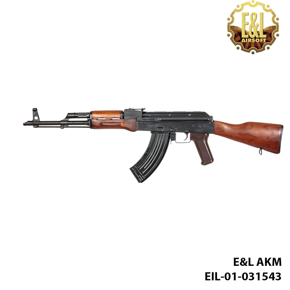 Airsoft Tüfek E&L AKM Sabit Dipçik Ahşap [EIL-01-031543] ELAKM