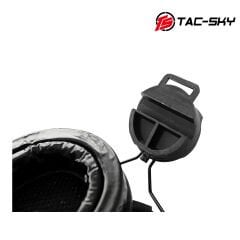 Telsiz Kulaklığı-Kask Tipi-SİYAH TAC-SKY ARC COMTAC III WYS0052-BK