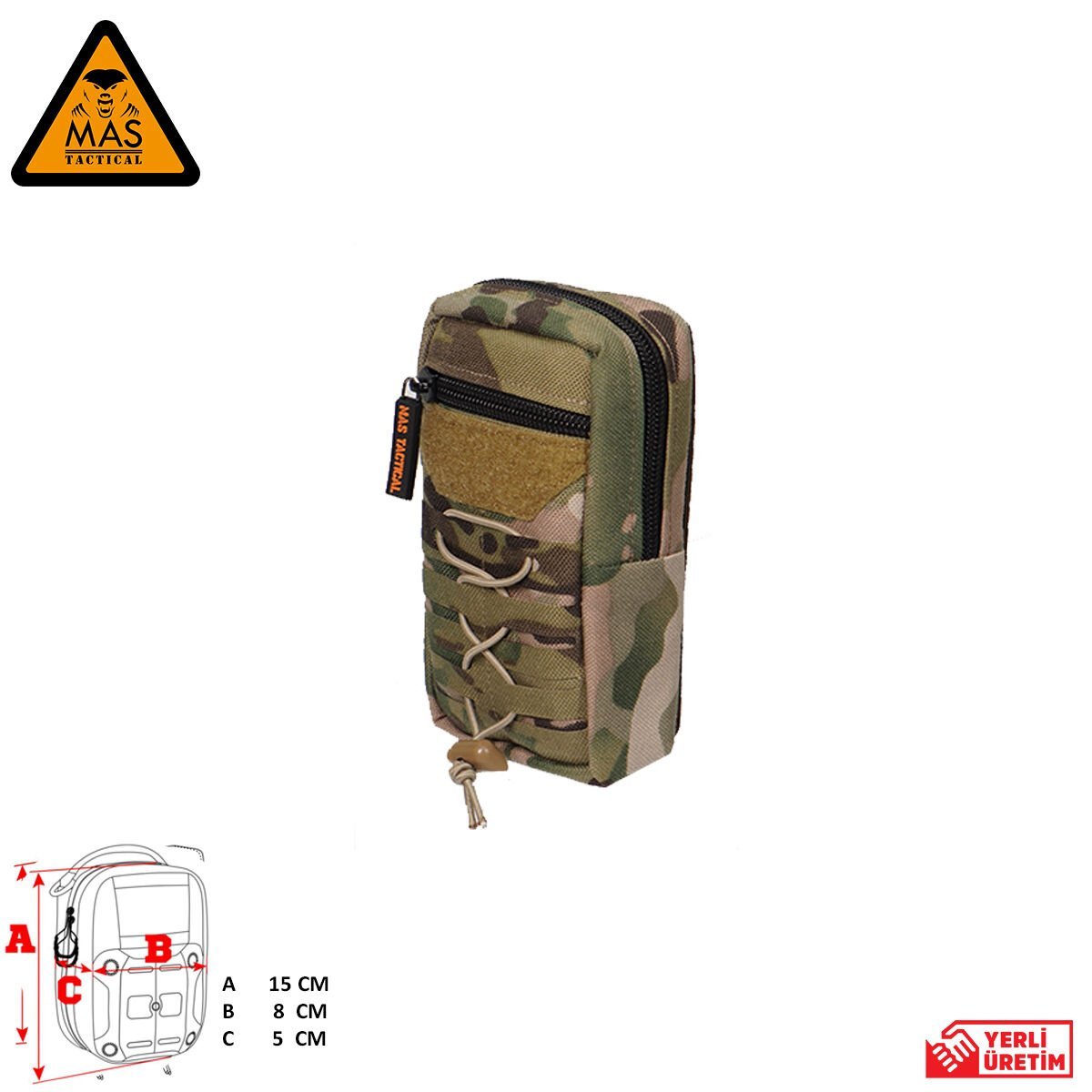 Yardımcı Cep Dikey  Multicam-S    MAS-101-10-30-S