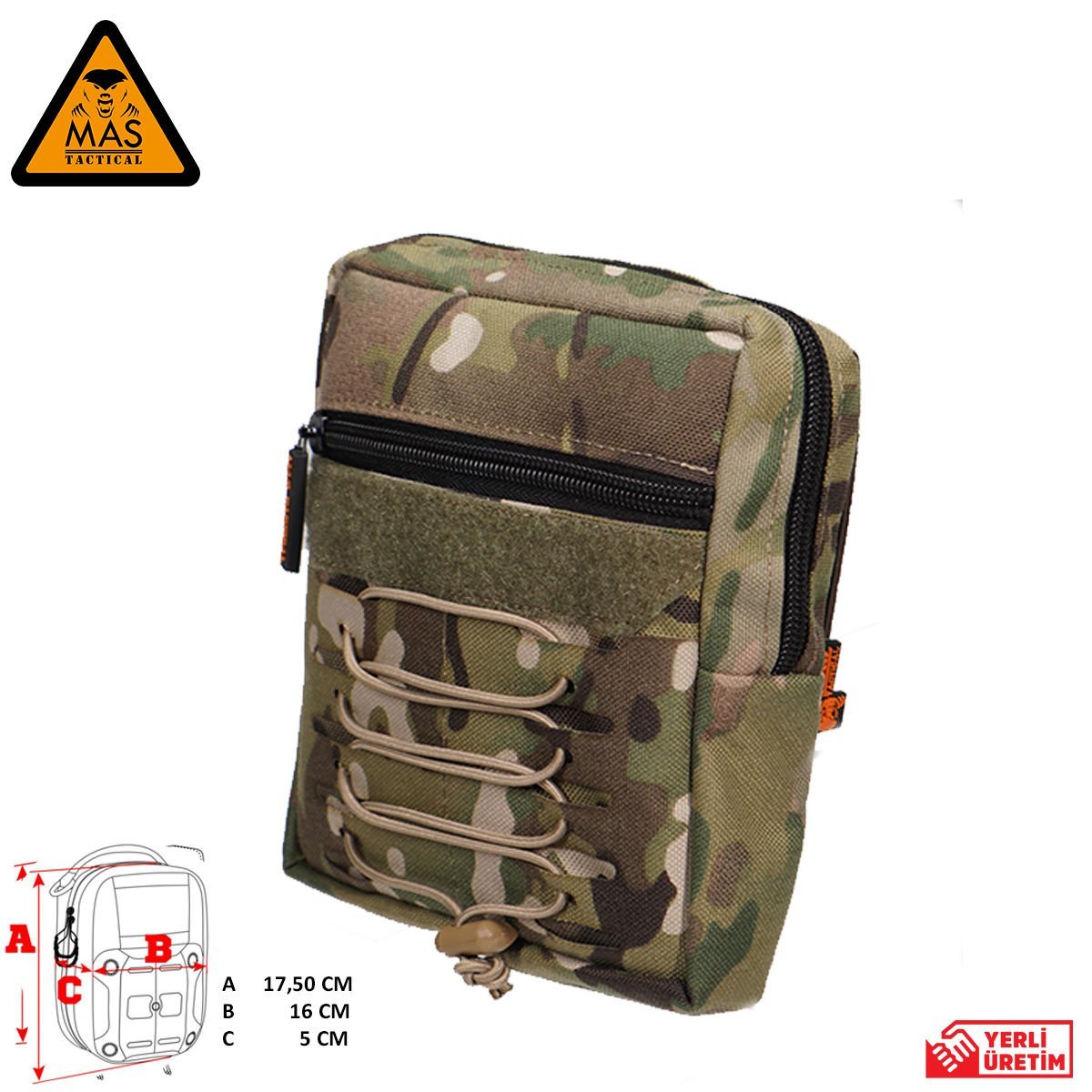 Yardımcı Cep Dikey  Multicam-XL    MAS-101-10-30-XL