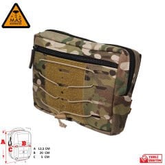 Yardımcı Cep Yatay Multicam XL MAS-101-20-30-XL