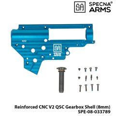 [SPE-08-033789] Reinforced CNC V2 QSC Gearbox Shell (8mm)-Specna Arms Edition