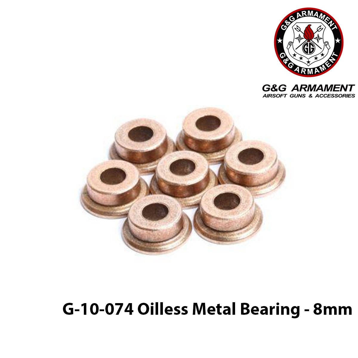 G-10-074 Oilless Metal Bearing - 8mm