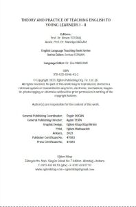 THEORY AND PRACTICE OF TEACHING ENGLISH TO YOUNG LEARNERS I - II