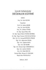 Çocuk Gelişiminde DEĞERLER EĞİTİMİ