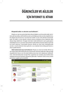 GENÇLER VE AİLELER İÇİN İNTERNET EL KİTABI - Sayım Aktay