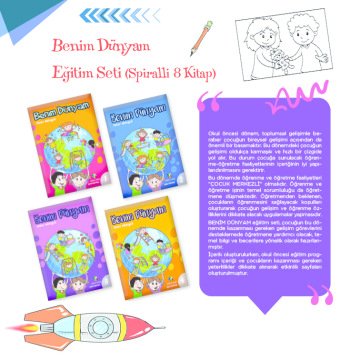 BENİM DÜNYAM EĞİTİM SETİ  (KUTULU ÖZEL SET / 4 - 5 YAŞ)