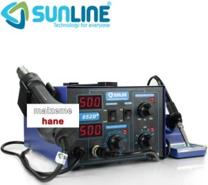 Sunline 852D+ Isı Kontrollü Lehimleme Ve Sıcak Hava Üfleme İstasyonu