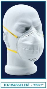 İsolab maske - toz koruma - FFP1 (10 adet)