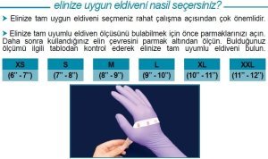 İsolab eldiven - nitril - kimyasal koruma (1 çift)